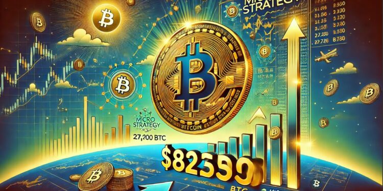 Bitcoin Soars Past $82,500 As MicroStrategy Makes Major 27,200 BTC Purchase