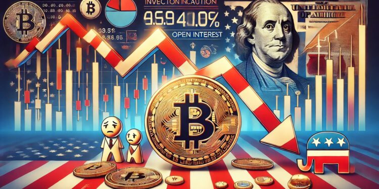 Bitcoin Open Interest Dropped Significantly – Investors Cautions Amid US Election Week?