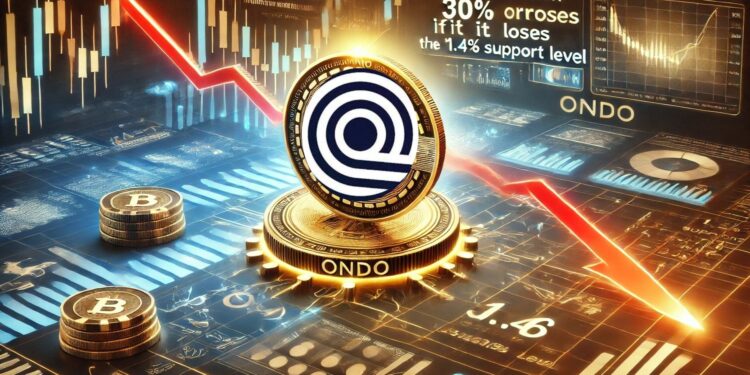 ONDO Faces 30% Correction Risk If It Loses $1.46 Support – Top Analyst