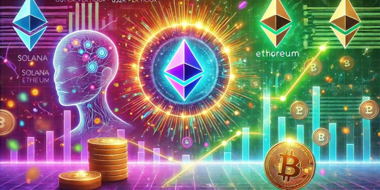 Solana Active Addresses Surge To 832K Per Hour Outpacing Ethereum Amid TRUMP Meme Coin Hype