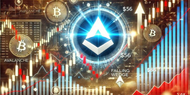 Avalanche Forms A Falling Wedge On The Daily Chart – Breakout Target Set At $56