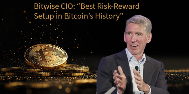 Risk Versus Reward Ratio For Bitcoin Never Better, Says Bitwise CIO
