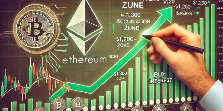 Ethereum Analyst Eyes $1,200-$1,300 Level As Potential Acquisition Zone – Details