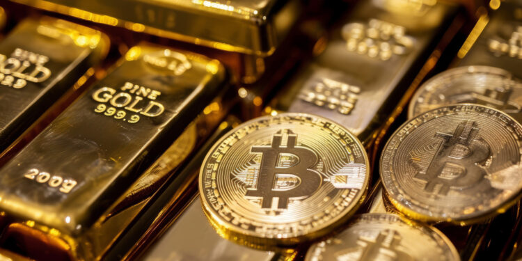 Gold Surges, Crypto Holds Steady as Stocks Sink on Shifting Trump Policies