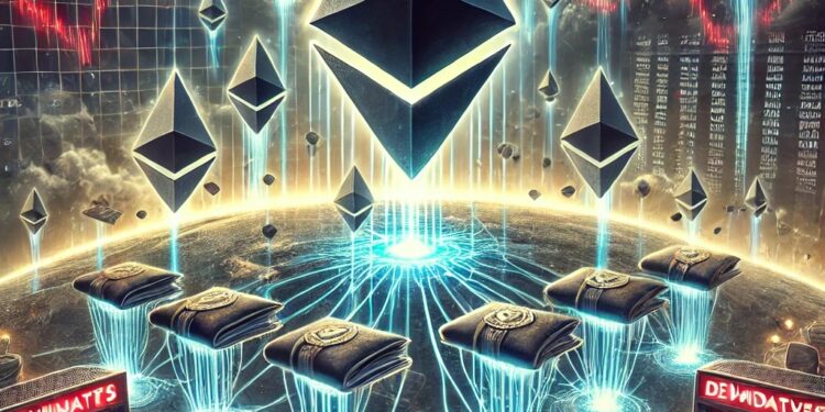 77K Ethereum Moved to Derivatives—Is Another Price Crash Looming?