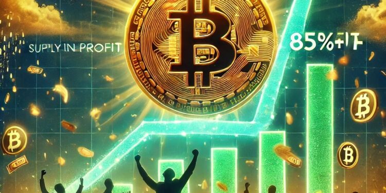 Bitcoin Supply in Profit Rises Above 85%— Is Euphoria Setting In?