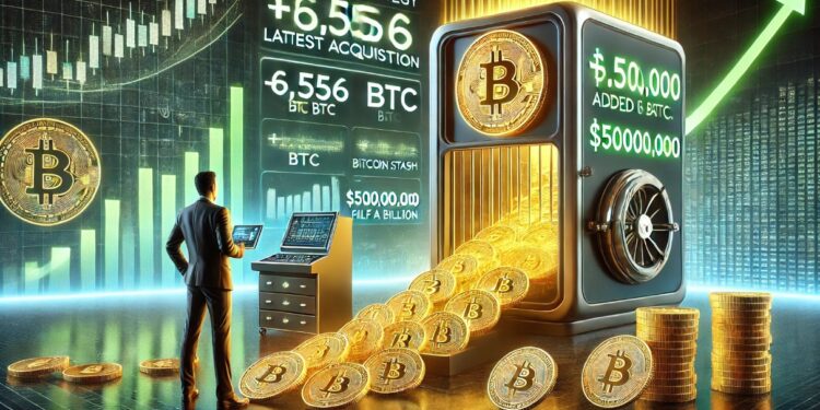 6,556 BTC Added To Massive Bitcoin Stash For Half A Billion