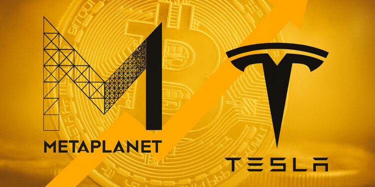Metaplanet Overtakes Tesla as Seventh-Largest Corporate Bitcoin Holder