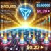 TRON Surges Past 8 Million Daily Transactions as TRX Holds Above $0.27