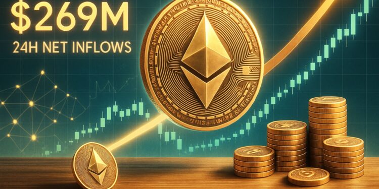 Ethereum Sees $269M In Net Inflows In 24H – Bullish Momentum Accelerates