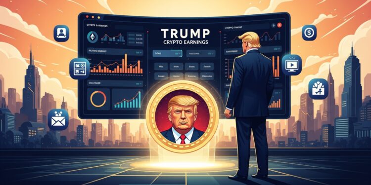 President Nets $620M Boost, Crypto Now 9% of His Fortune