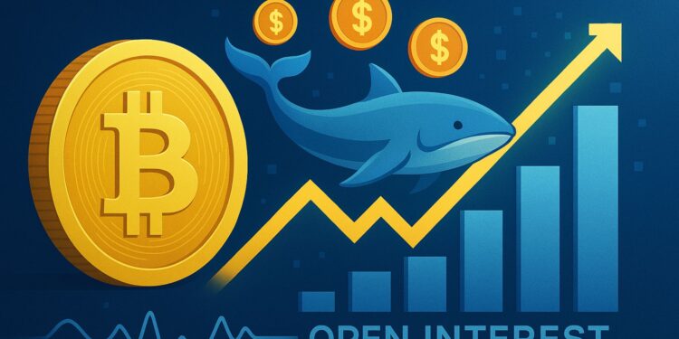 $4B Increase In Bitcoin Open Interest Fueled By Whale Transfers To Exchanges – Details