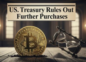 Bitcoin Slips Below $120K After US Treasury Rules Out Further Purchases
