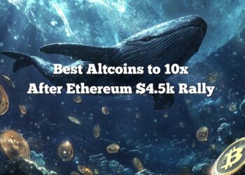 Best Altcoins to 10x After Ethereum’s $4.5K Breakout and $265K Whale Moves Best Altcoins to 10x as Ethereum Hit $4.5K and Whales Buy $265K
