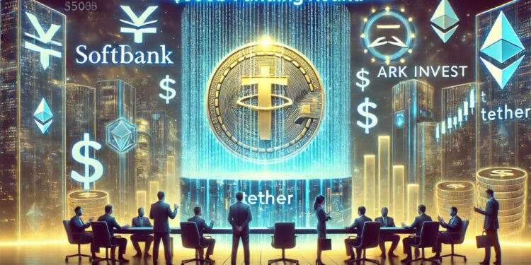 SoftBank, Ark Invest Among Potential Investors In Tether’s $15 Billion Funding Round