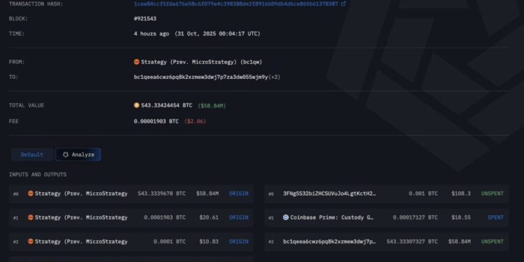Saylor’s Strategy Just Transferred $2.45B BTC to New Wallets – Liquidation or Restructuring?