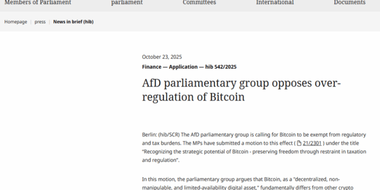 Germany Pushes for Bitcoin — Could Berlin Be the Next to Adopt BTC?