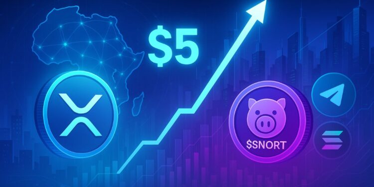 XRP Predicted to Hit $5 as Snorter Token Presale Ends in 4 Days
