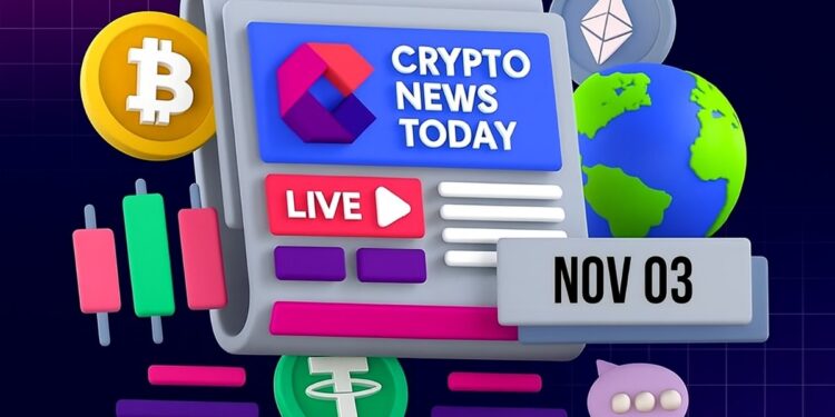 [LIVE] Crypto News Today: Latest Updates for Nov. 03, 2025 – AI Tokens Drag Market Lower as Crypto Pullback Deepens