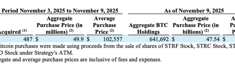 Billionaire Michael Saylor’s Strategy Buys 487 BTC for $49.9M, Total Hits 641,692