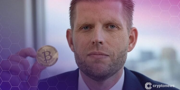 Eric Trump-Linked American Bitcoin Stock Crashes 40% as Lockup Ends
