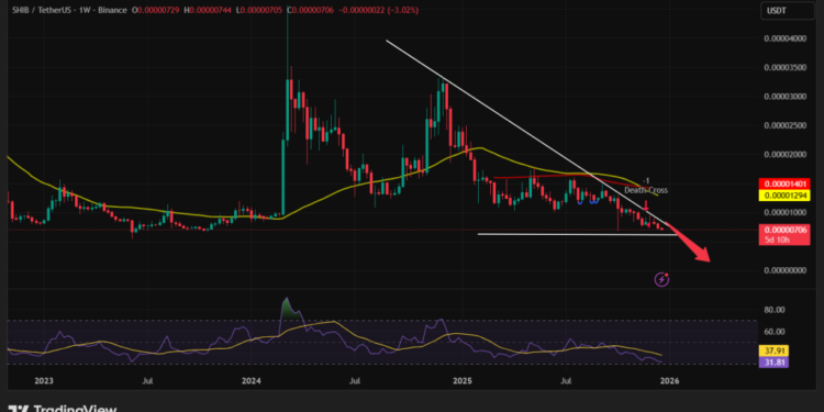 Shiba Inu Price Prediction: Fear Grips Traders As SHIB Posts 66% Price Decrease YoY