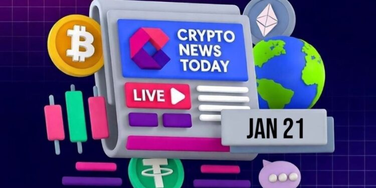 [LIVE] Crypto News Today: Latest Updates for Jan. 21, 2026 – BTC Falls 4%, ETH Slides 7% Under $3,000 on Trump Tariff Threats