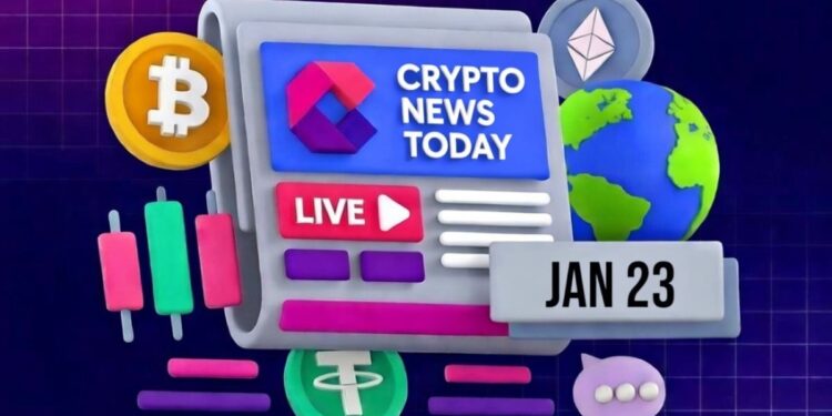 [LIVE] Crypto News Today: Latest Updates for Jan. 23, 2026 – BTC Slides Below $90K as Crypto Market Extends Broad Sell-Off