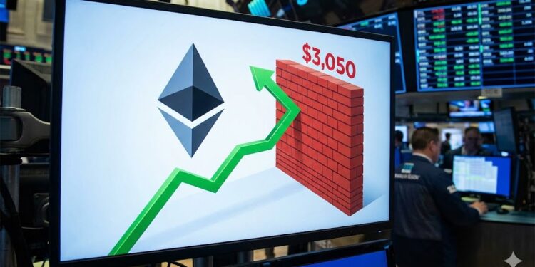 Ethereum Bulls Must Conquer $3,050 Or Momentum Quickly Fades