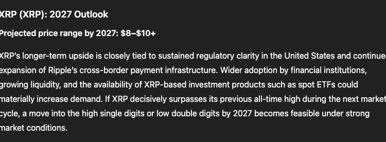 New ChatGPT Predicts the Price of XRP, PEPE and Ethereum By the End of 2026