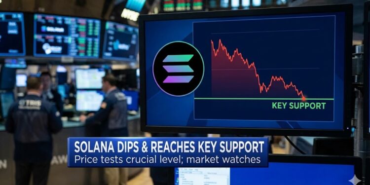 Solana (SOL) Slips Back to Support, Setting Up a High-Tension Test