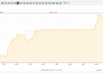 Gold Hits Record $5K While Bitcoin Struggles To Keep Pace