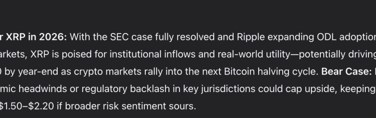 China’s Alibaba AI Predicts the Price of XRP, Bitcoin and Solana By the End of 2026