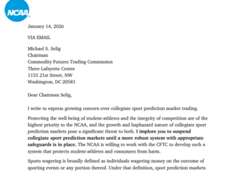 NCAA Demands CFTC Halt $320M College Sports Betting Markets—Citing Student Safety