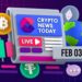 [LIVE] Crypto News Today: Latest Updates for Feb. 03, 2026 – BTC, ETH Steady After Sell-Off as Bitcoin Nears $79K, Ether Above $2.3K