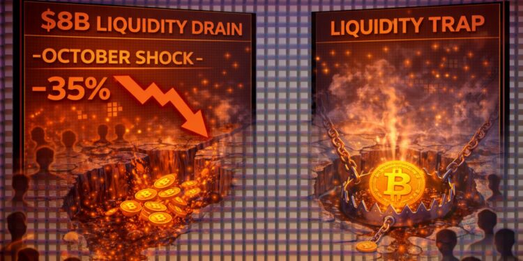 How The $8 Billion ‘October Shock’ Left Bitcoin’s Spot Market In A Liquidity Trap