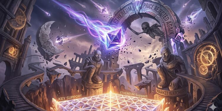 Ethereum Price Rejected Again, Market Watches Key Support Closely