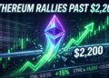 Ethereum Price Rockets Above $2,200 as Bulls Tighten Market Control