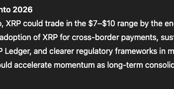 New ChatGPT Predicts the Price of XRP, Solana and Shiba Inu By the End of 2026