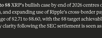 Leading AI Claude Predicts the Price of XRP, Solana and Cardano by the end of 2026