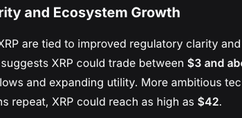 China’s DeepSeek AI Predicts the Price of XRP, Bitcoin and Ethereum by The End of 2026