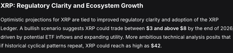 China’s DeepSeek AI Predicts the Price of XRP, Bitcoin and Ethereum by The End of 2026