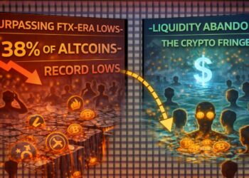 38% Of Altcoins Hit Record Lows As Liquidity Abandons The Crypto Fringe
