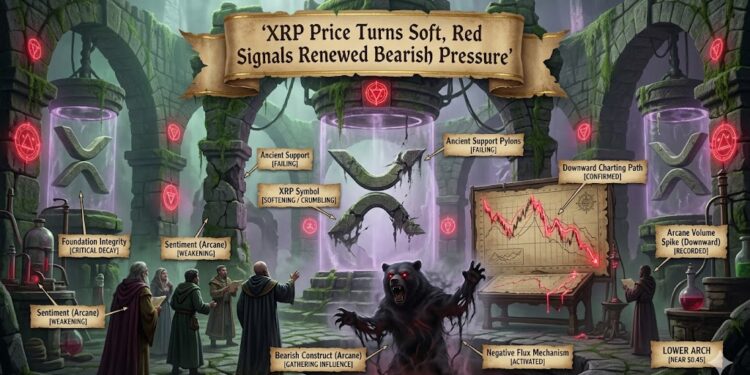 XRP Price Turns Soft, Red Signals Renewed Bearish Pressure