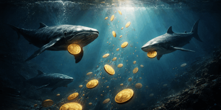 Bitcoin Shark & Whale Wallets Jump Despite Bearish Price Action