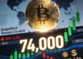 Bitcoin Price Hits $74K As Geopolitical Tensions Spike, Is BTC Poised For a Fresh Leg Down?