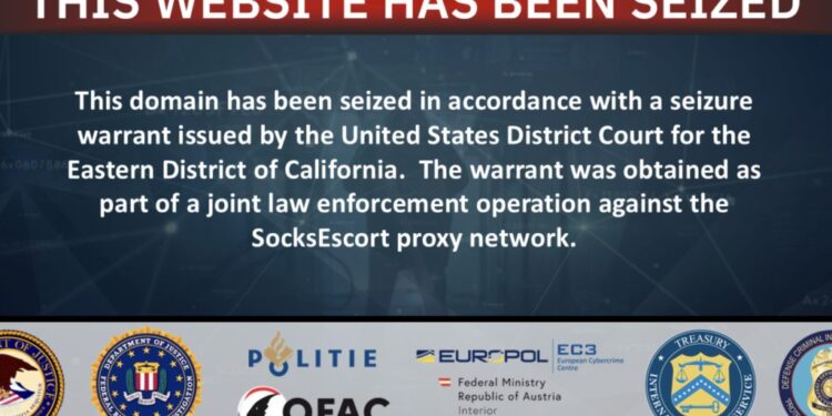 DOJ and Europol Dismantle Crypto-Linked Proxy Network SocksEscort in Joint Action