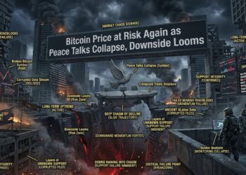 Bitcoin Price at Risk Again as Peace Talks Collapse, Downside Looms