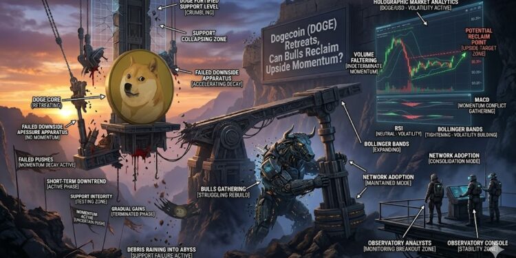 Dogecoin (DOGE) Retreats, Can Bulls Reclaim Upside Momentum?