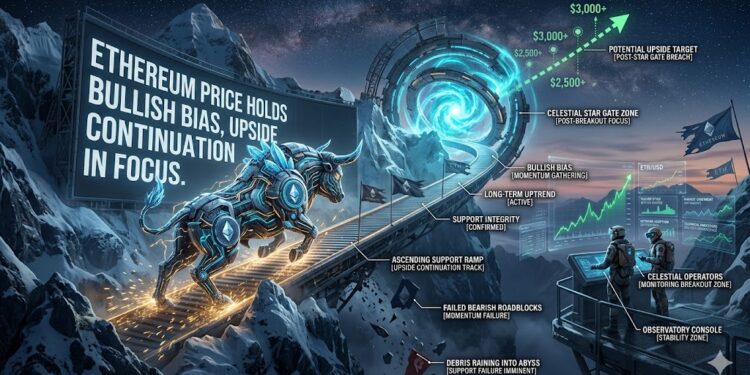 Ethereum Price Holds Bullish Bias, Upside Continuation in Focus